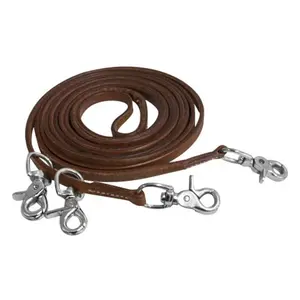 Harness leather draw reins