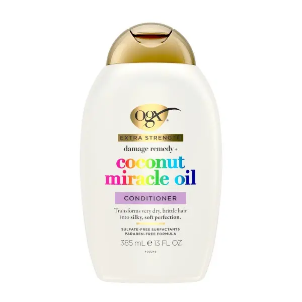 OGX Damage Remedy + Coconut Miracle Oil Extra Strength Conditioner 13 fl oz OGX Damage Remedy + Coconut Miracle Oil Extra Strength Conditioner 13 fl oz
