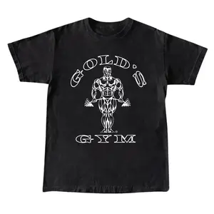 Gold's Gym 1990s Vintage Gym T-Shirt for Men Authentic Retro Graphic Tee 90s Streetwear Casual Athleisure Spring Daily Outfit Classic Menswear