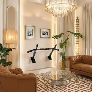 Multi-Function Wall Mounted Pull Up Bar, Compact Doorway Chin Up Bar, for Home & Commercial Gym, Adjustable Hanging Bar with No Extra Stand