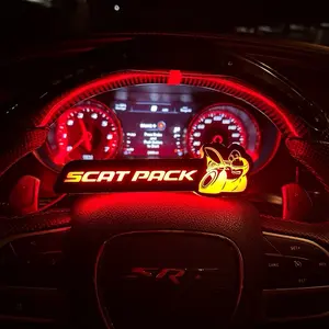 Scatpack LED Emblem Badge for Front Grille - illuminated Light Design Iconic Logo