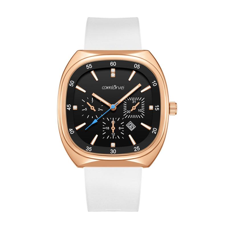 Elegant and high-quality quartz watch suitable for both men and women, with a multifunctional luminous dial, calendar, second hand, waterproof function, suitable for various occasions, super fast logistics, perfect Christmas gift