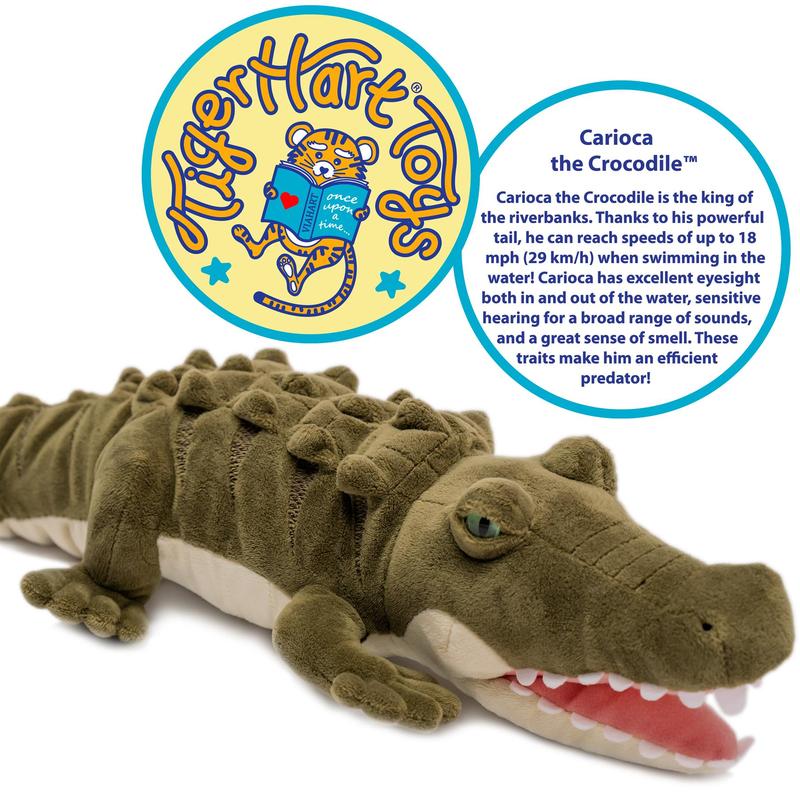 Carioca The Crocodile - 18 Inch Stuffed Animal Plush
