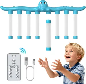 Drop Sticks Challenge Game, Hand-Eye Coordination Training Toy with 3 Speed Modes, Remote-Controlled Catching Sticks Reaction Game for Kids & Adults outdoorfun