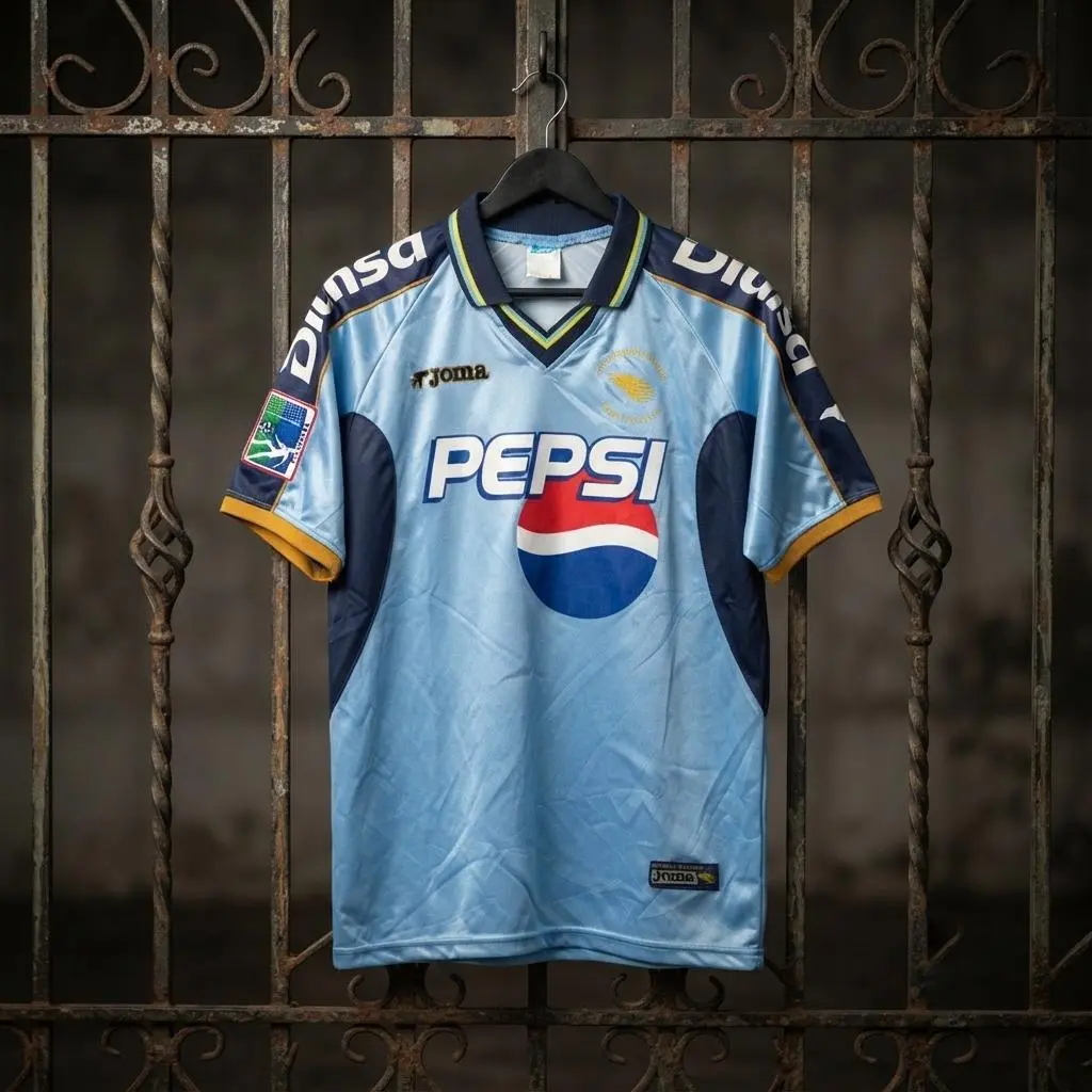 [SALE] 2004/05Motagua Away Shirt Print Collared Football Jersey
