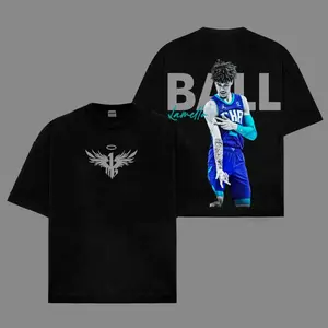 Women's LaMelo Ball 1-of-1 Premium 100% Cotton T-Shirt - Gym Clothes, Streetwear Style, Hornets Hive Franchise Basketball Game Day Fit A5I