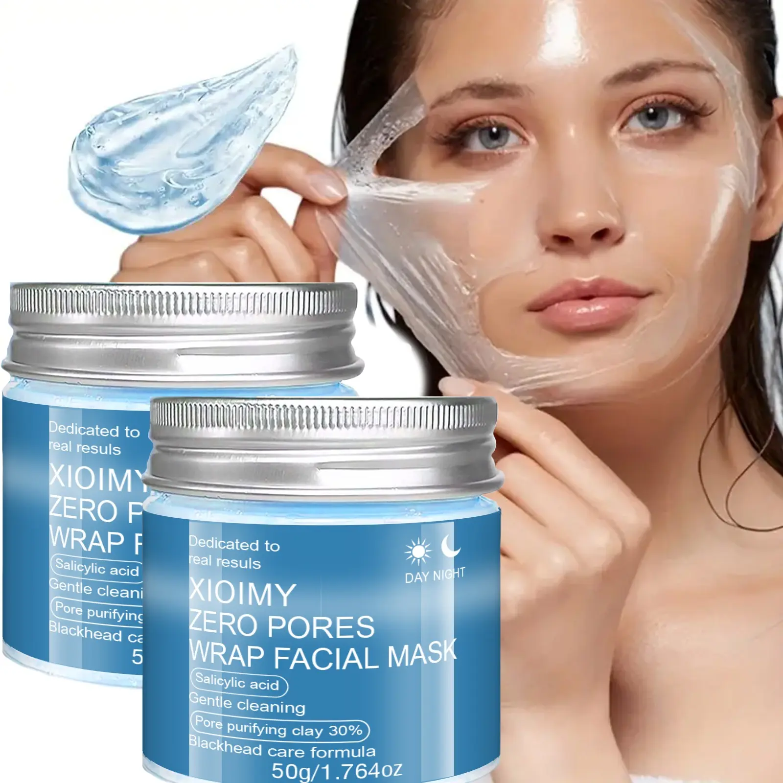 Instant Firming & Hydrating Salicylic Acid Day Night Recovery Mask, Rich in Salicylic Acid, Soaks in in 5 Seconds, Tightens and Lifts Skin