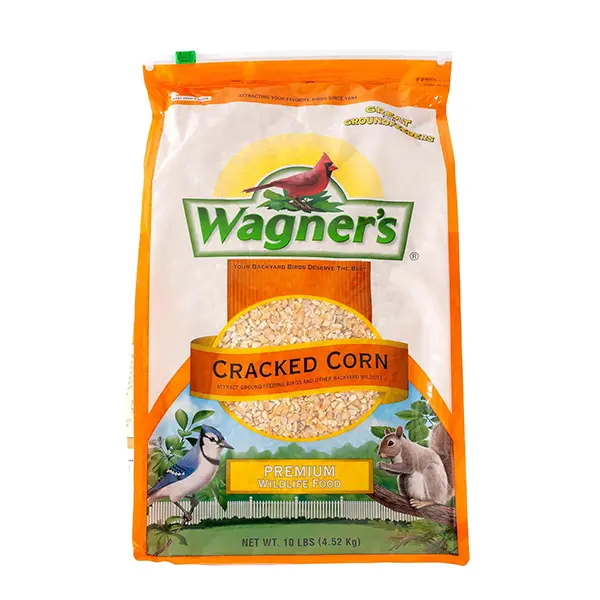 Cracked Corn Wild Bird Food, Natural High-Energy Feed for Wild Birds, Ducks, Deer & Backyard Wildlife, 10 lb Bag