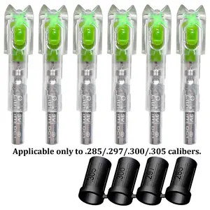 Sntxmy Automatically Lights Up the Cross Bow Arrow Nocks, Comes with .285/.297/.300/.305 Bushings.