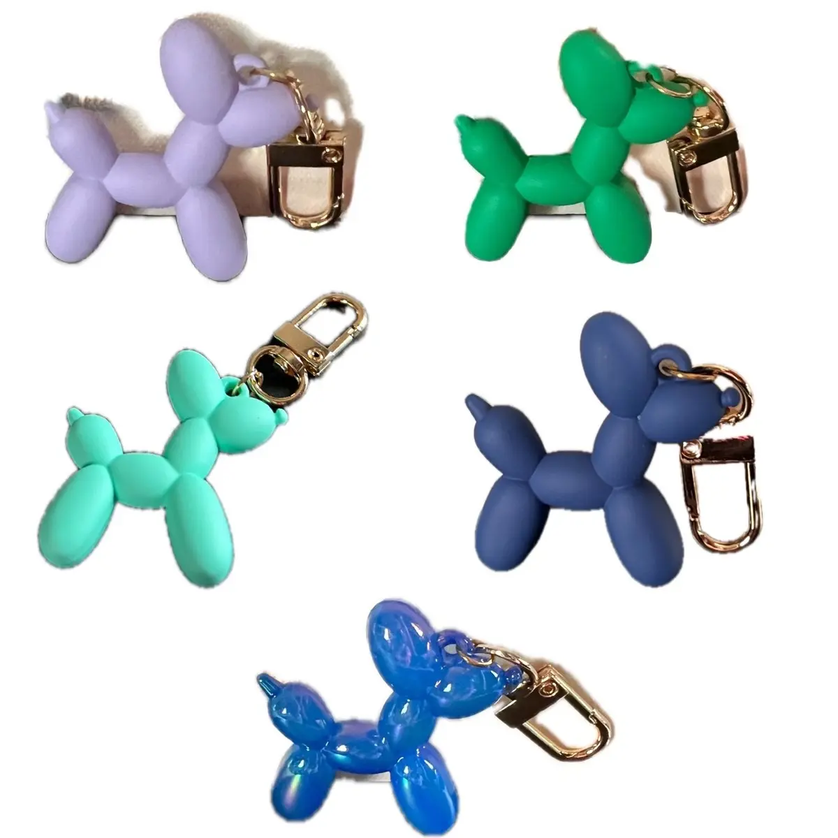 Inflatable Balloon Keychain with Golden Latch (you choose color)