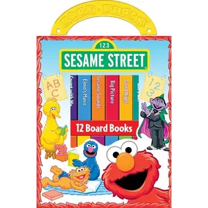 Sesame Street: 12 Board Books -- Pi Kids - Boxed Set