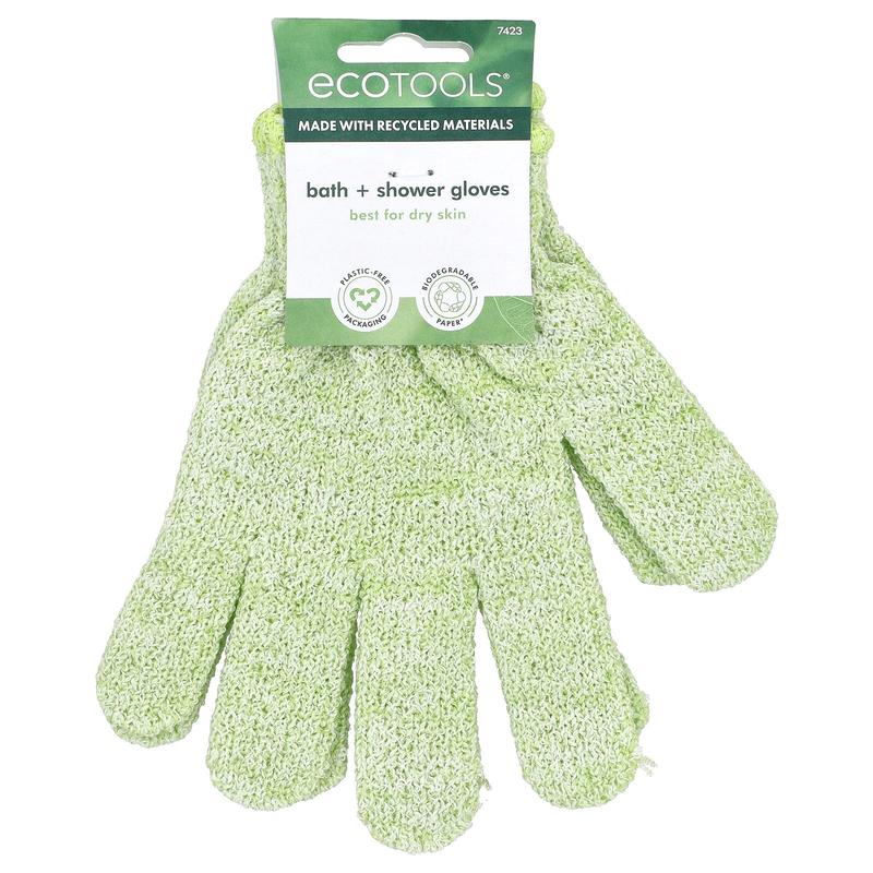 EcoTools Bath + Shower Gloves, 1 Pair