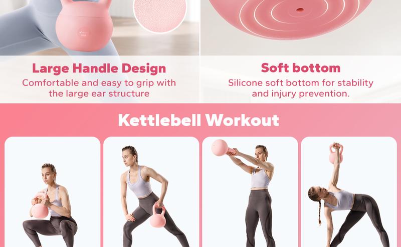 Merach 软式壶铃,带手柄,适用于举重、体能训练、力量训练和核心训练,家用健身房举重壶铃,健身器材 Merach 软式壶铃,带手柄,适用于举重、体能训练、力量训练和核心训练,家用健身房举重壶铃,健身器材