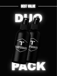 8 oz. TurfGuard Anti-Turf Burn Duo Pack - Reliable Turf Burn Protection for Sports Players - Lasts 180-200 Uses - Essential Before Play Spray