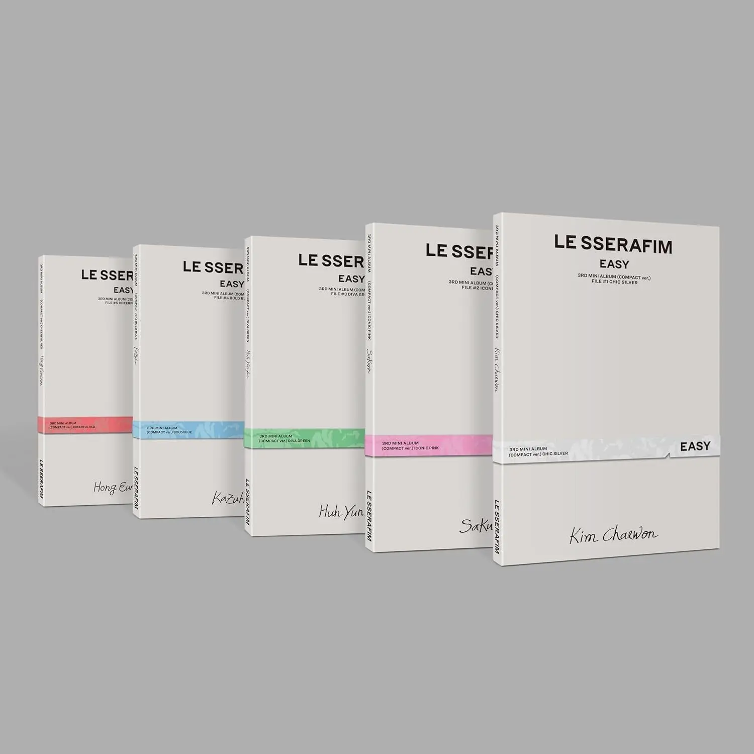 Le Sserafim - 3rd Mini Album 'EASY' (Compact Ver.)  [COMPACT DISC - CD] With Booklet, Postcard, Photos