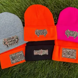 Personalized Hunting Beanies, Hunting Buddy beanie, beanies for hunting, kids camo beanie