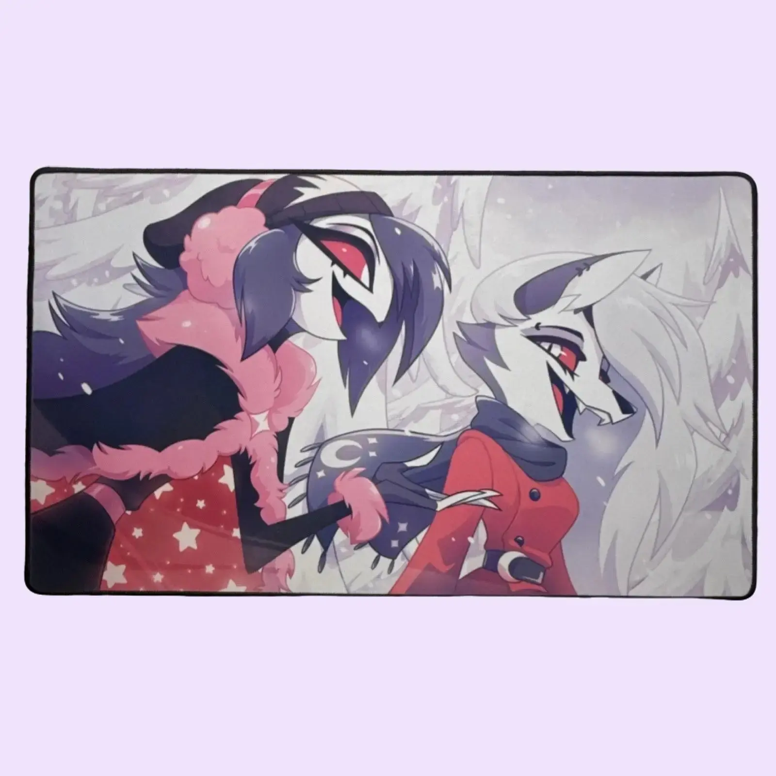 Helluva Boss Loona Anime Gaming Desk Mat Mousepad – Office Accessories, Gaming Room Essential, Desk Decorations, Work Supllies, Gift for Her/Him