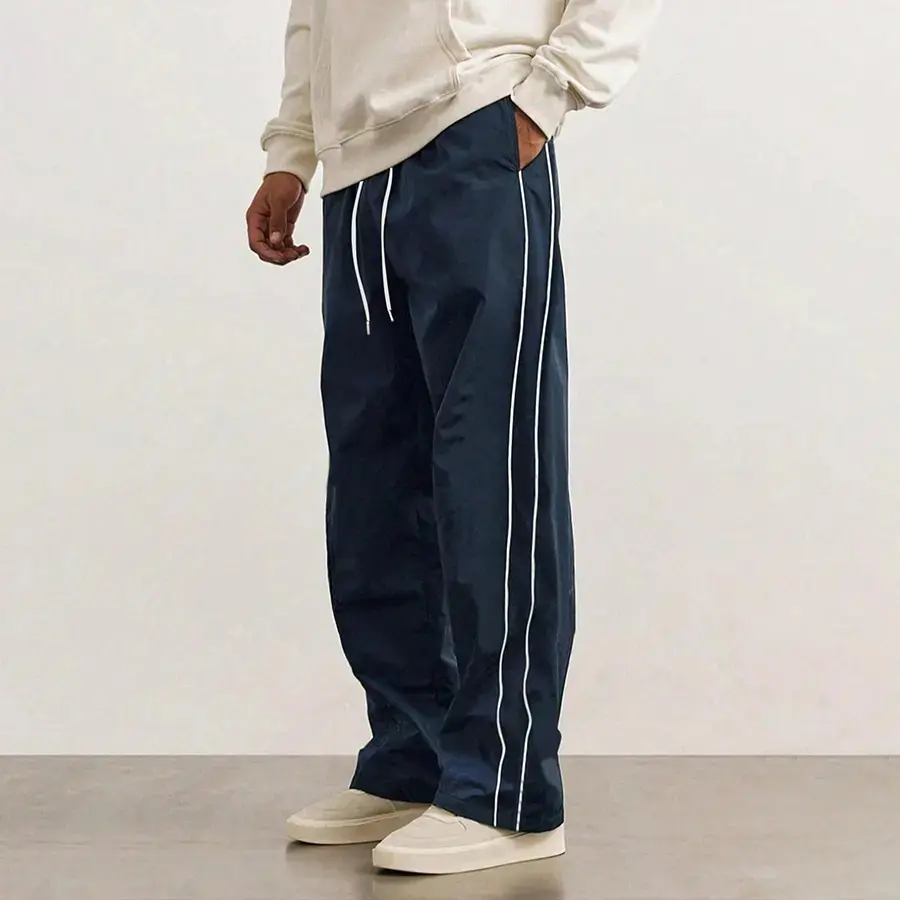 Men’s casual athletic pants, loose straight cut, quick-drying and lightweight, summer outdoor jogging pants Men’s casual athletic pants, loose straight cut, quick-drying and lightweight, summer outdoor jogging pants