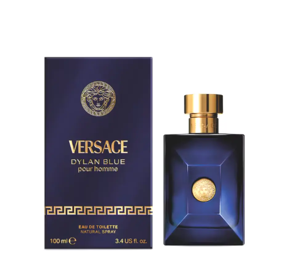 Versace Dylan Blue Pour Homme Eau De Toilette Spray for Men 3.4 oz / 100 mL
