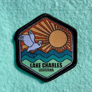 Lake Charles Iron-on Patch