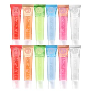 12PCS-UNISEX Sample Lavish Lip Magic for Plump and Shiny Lips with Advanced Hydration and Color Enhancement Variety Pack Lipgloss for Daily Use Daily,Multifruit Nourishing Lip Mask Set