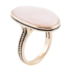 Barse Artisan Crafted Pink Opal Statement Ring
