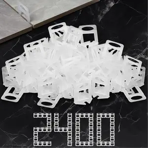Tile Leveling System Tiles Leveler Spacers, 2400- Leveling Spacer Clips - 1/8 Inch Tile Spacers Lippage Free Tile and Stone Installation for PRO and DIY