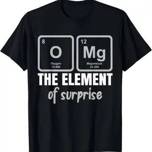 Science Graphic Cotton Short Sleeve T-Shirt | Round Neck Unisex Tops Tees T-Shirts