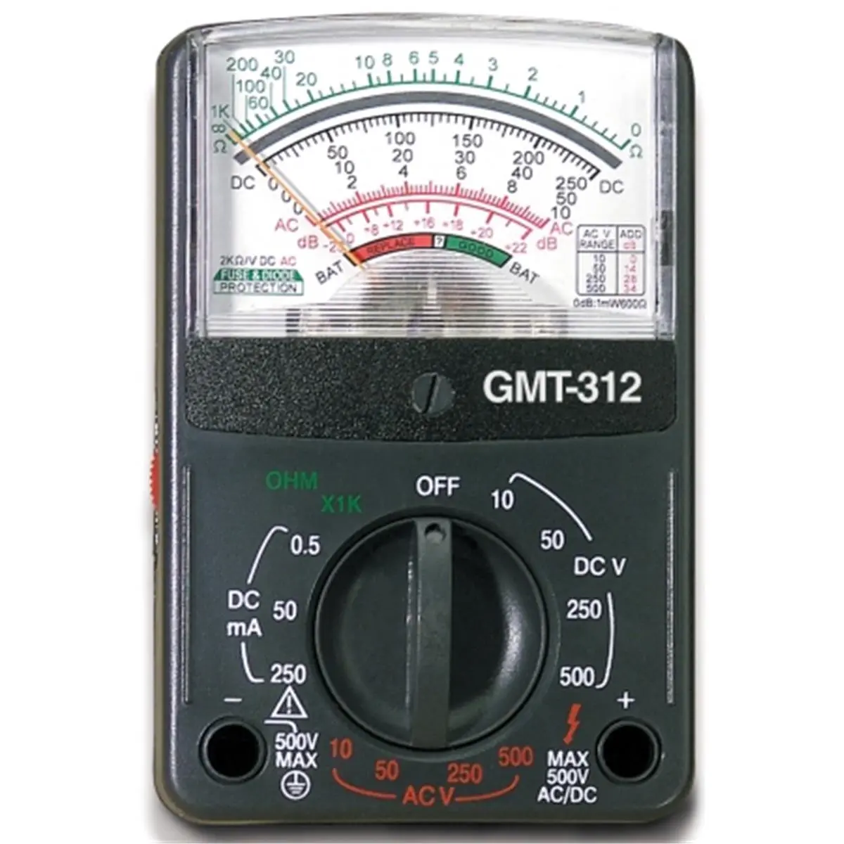 212 MAIN Gardner Bender 12-Range Pocket Multimeter GMT-312, Voltage Tester for Outlet Testing