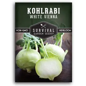 White Vienna Kohlrabi Seeds