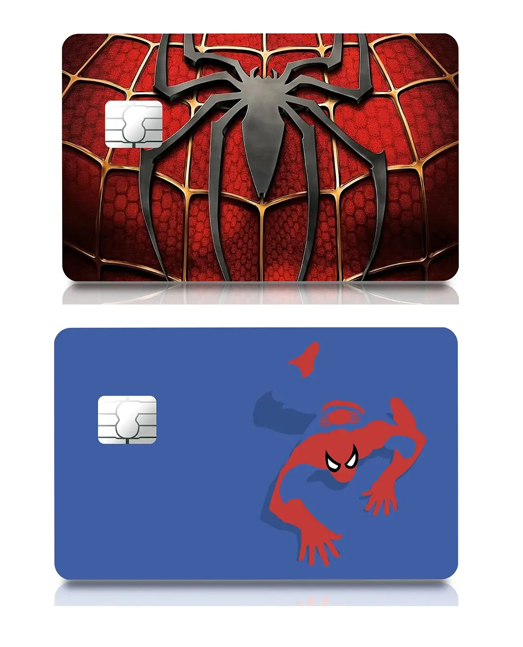 Spider Web Card Skin, Dark Hero Aesthetic, Bank Card Decal, Waterproof Vinyl, Gothic Card Cover, Spider Face Credit Card, Gift For Him