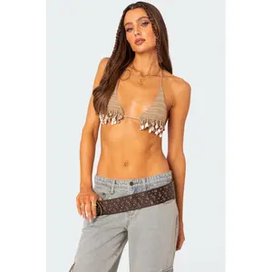 Aruba Beaded Crochet Bra Top Aruba Beaded Crochet Bra Top