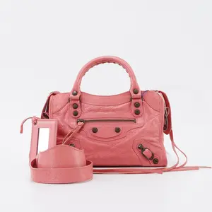 Pre-owned leather Shoulder Bags Balenciaga Motocross Classic City shoulder bag BGP214481