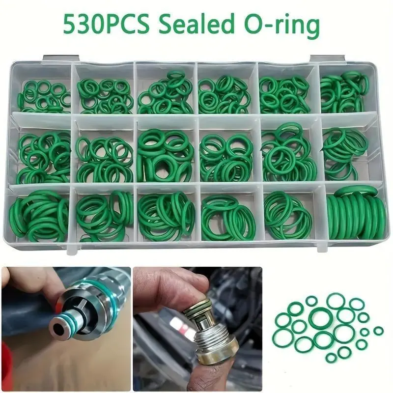 Sealed O-ring repair kit for automotive air conditioning heavy duty rubber sealant set Parts