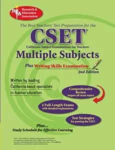 USED-CSET: Multiple Subjects plus Writing Skills Exam: 2nd Edition (CSET Teacher Certification Test Prep) by Michelle DenBeste Ph.D. (Paperback)