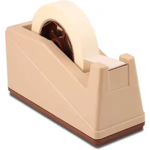 Desktop Tape Dispenser Holder with Large 3 inch Core for Masking Tape, Heat Transfer Tape Sublimation, Painters Tape, Freezer Tape and Kitchen Tape