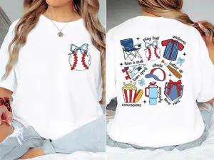 Coquette Baseball Tee – Bow Design Shirt for Sports Moms, Team Spirit Sweatshirt