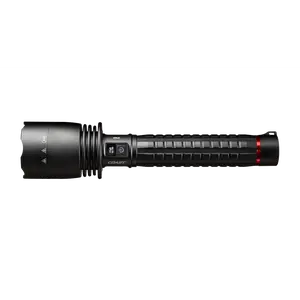 COAST XP80R 15000 Lumen Rechargeable Dual-Power LED Flashlight with POWERiQ Real-TIME Display, 5 Light Modes, Ultra View Flood Beam, Push/Pull Focus