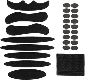 27PCS Universal Helmet Padding Foam Kit - Bicycle Replacement Pads, Motorcycle Protective Gear, Bike Accessories (Black MTX)
