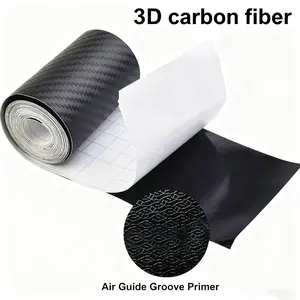RAVOONY Carbon Fiber Pattern Car Sticker 1 Roll DIY Waterproof 3D&6D Vinyl Decal for Car Door Body Interior Easy Install 10 cm x 300 cm summerwins