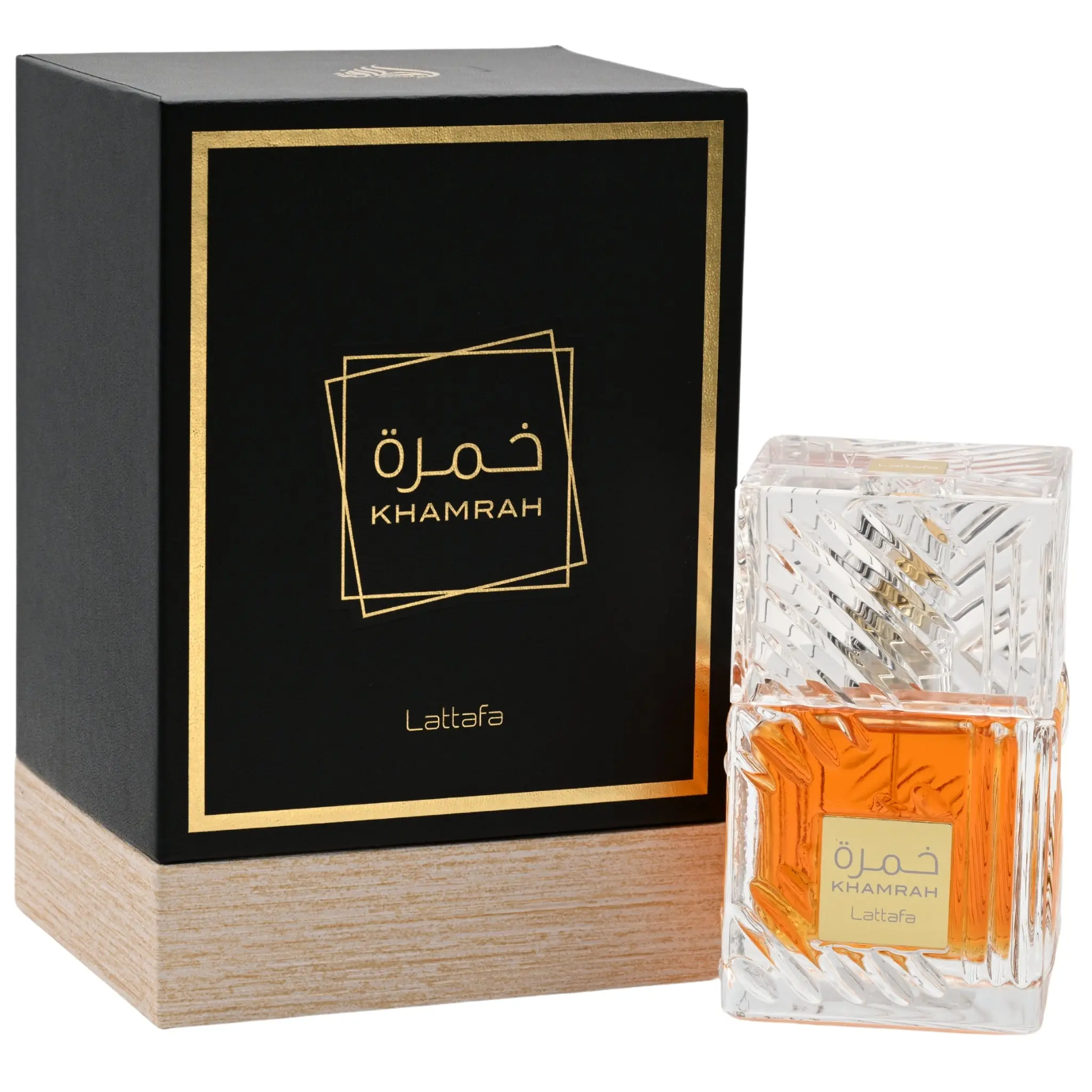 Lattafa Khamrah Eau de Parfum, Aromatic Spicy Floral Scents Perfume with Notes of Dates and Praline, Boxed Packaging Unisex Fragrance, 3.4 fl oz, Dates Base, Aromatic Bergamot Unisex Fragrance, Citrus, Liquid, Cinnamon Scent, Edp, Box-Packed Unisex Fragra