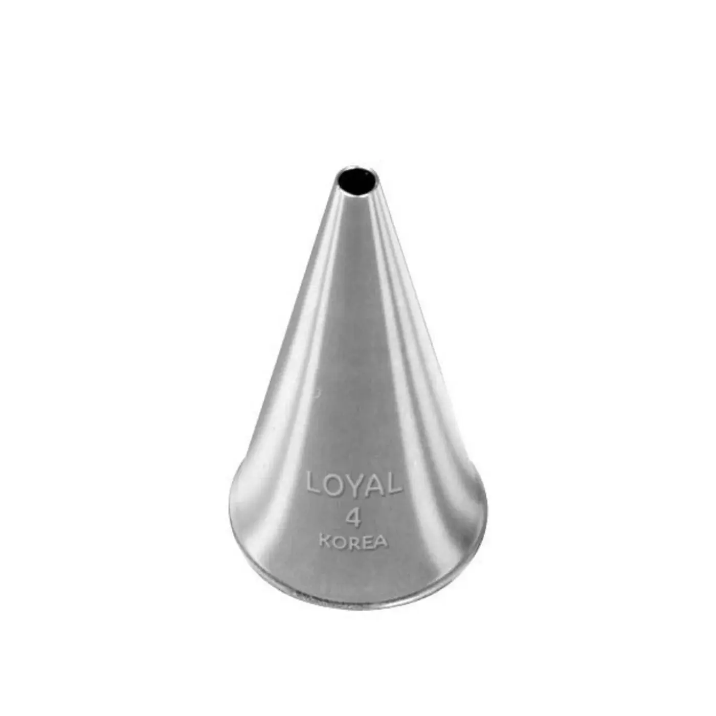 Writing & Dots Piping Tip #4 - Loyal Stainless Steel Decorating Tube