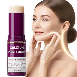 Calcium Multi Balm, All-in-One Calcium Multi Balm Stick for Anti-Aging & Repair, Wrinkle Core Stick, Long-Lasting Hydration, for Face, Eyes, Neck & Lips (1PC)
