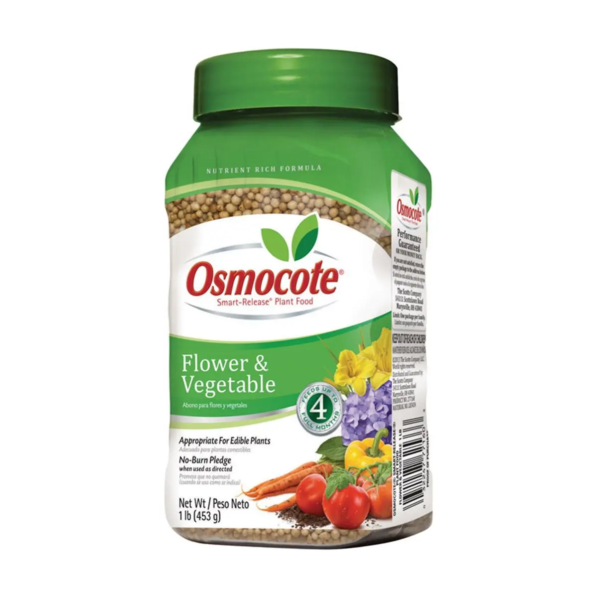 212 MAIN Scotts Granular Osmo FL Plant Feed, 1 lbs Balanced Mix, Specialty Garden Tool for Vegetable Growers