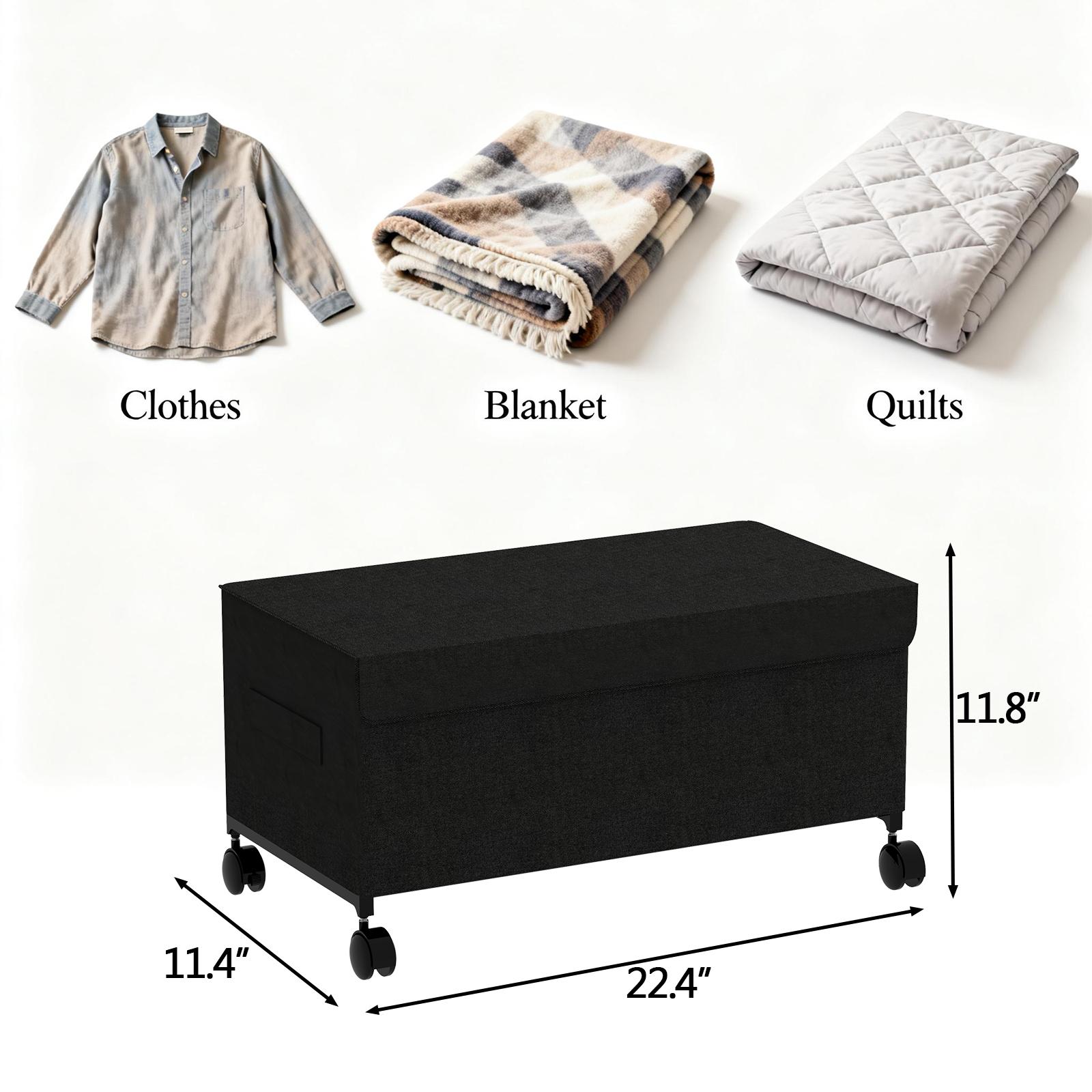 COZPAW Queen Size Metal Platform Bed Frame with Storage - 14/ 18 Inch Height, Heavy Duty 3500 lbs Capacity, Anti-Squeak Design, No Box Spring Needed, Easy Assembly COZPAW Queen Size Metal Platform Bed Frame with Storage - 14/ 18 Inch Height, Heavy Duty 3500 lbs Capacity, Anti-Squeak Design, No Box Spring Needed, Easy Assembly