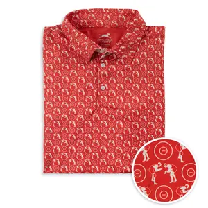 Wrestling Short Sleeve Polo - Takedown (Red)