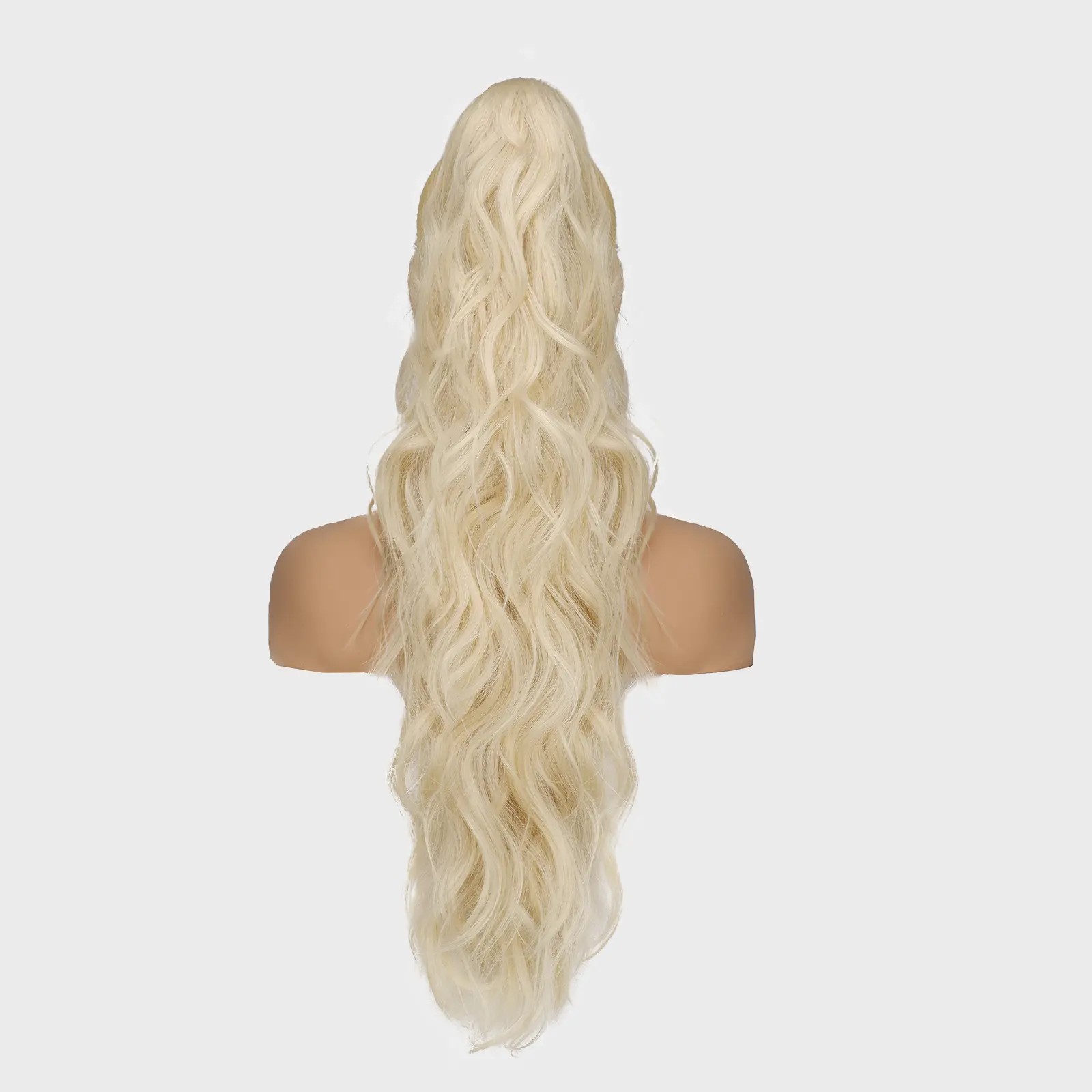 Blonde Mixed Claw clip Ponytail