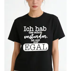 Soft Cotton Humorous Tee| Gift for Sarcastic Friends & German Language Lovers  y2k tops teen clothes