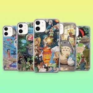 Studio Ghibli Phone Case Anime Totoro Cover for iPhone