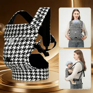 Ergonomic Baby Carrier for Newborns to Toddlers, Lightweight Breathable Infant Backpack, Hands-Free Comfort, Newborn Sling Carriers, Quilted Pattern